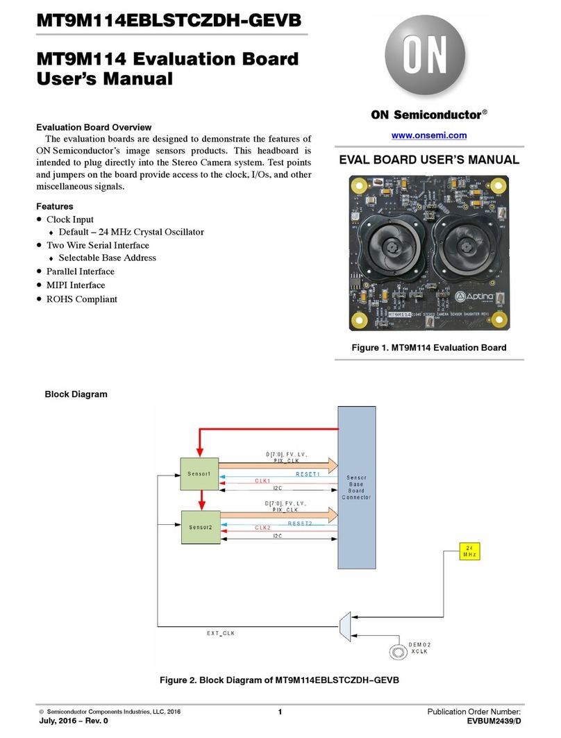 ON Semiconductor MT9M114EBLSTCZDH-GEVB user manual