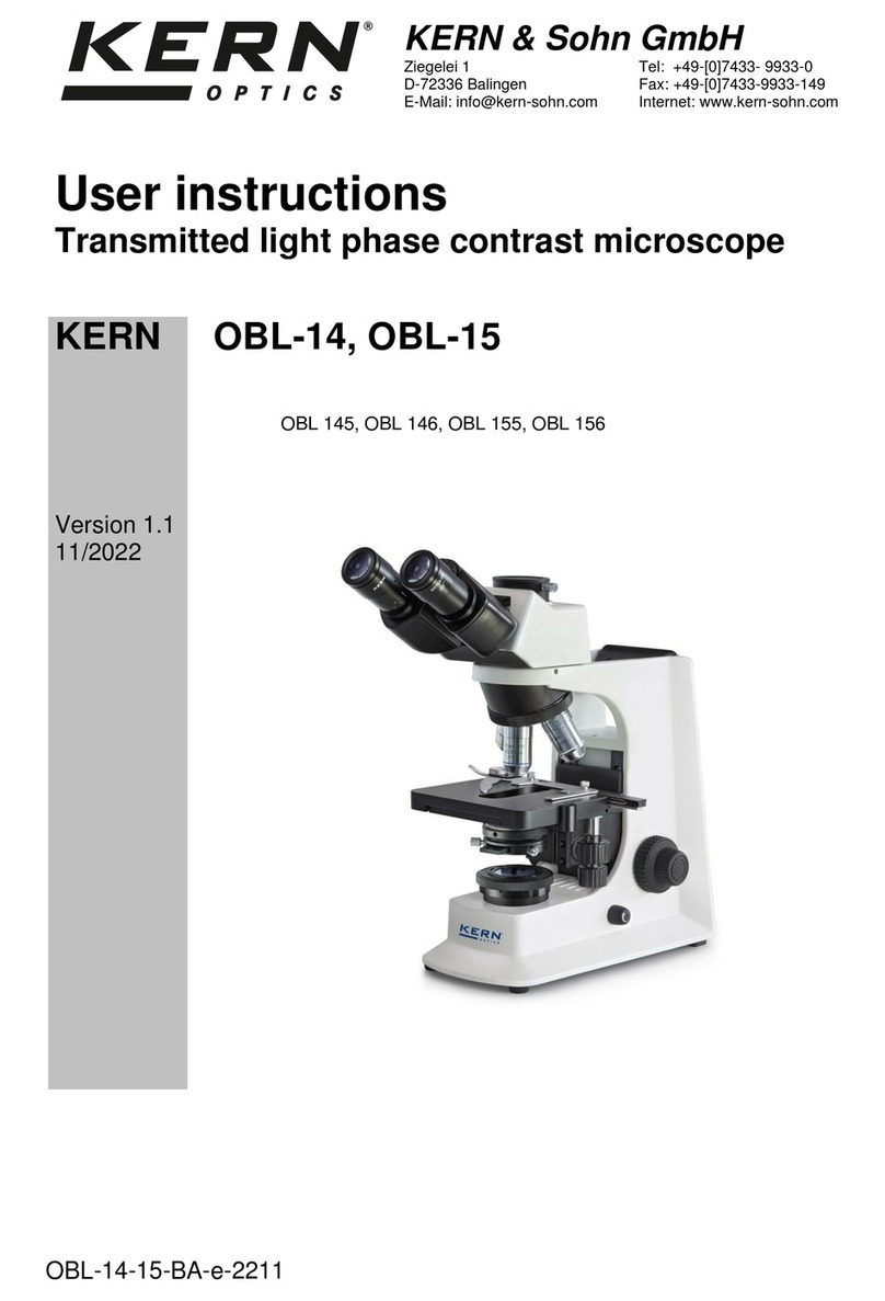 KERN Optics OBL-14 User instructions