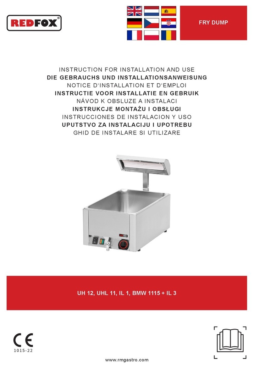 Redfox UH 12 Instructions for installation and use