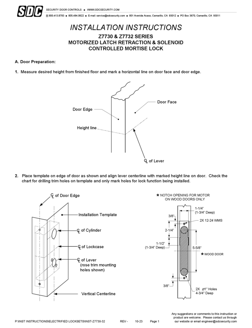 SDC Z7730 Series User manual
