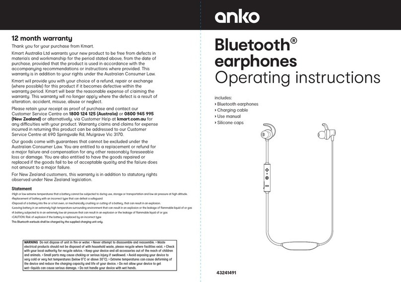anko 43241491 operating instructions