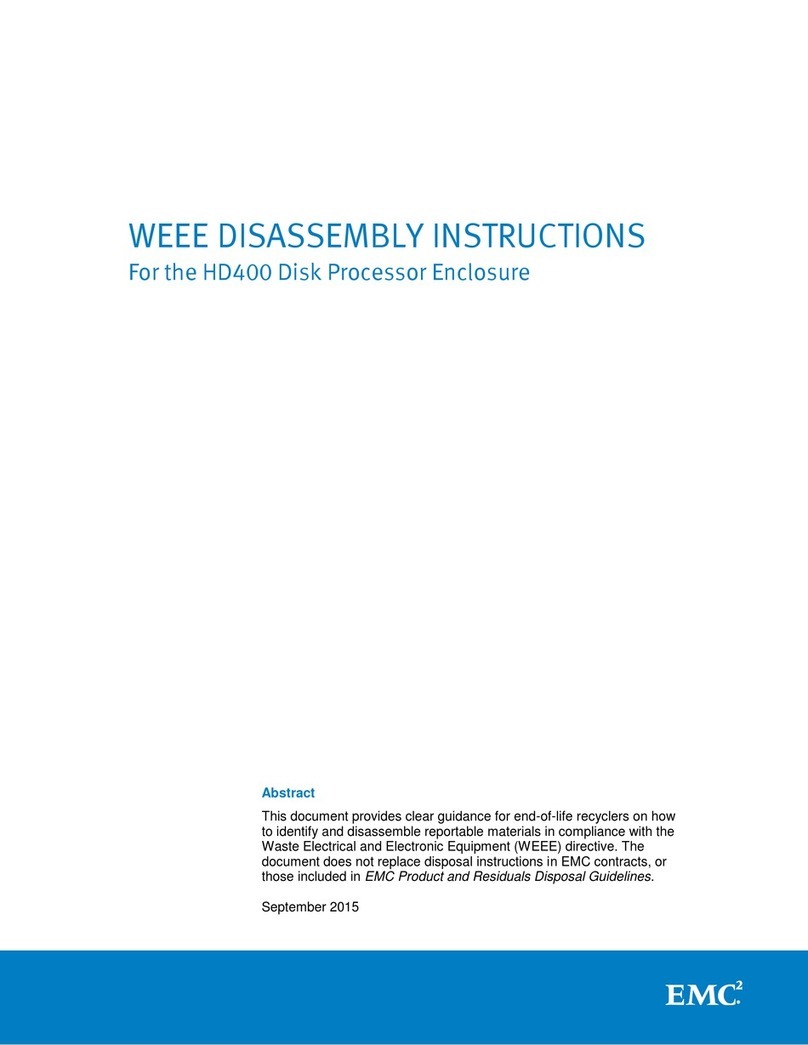 EMC HD400 Disassembly instructions