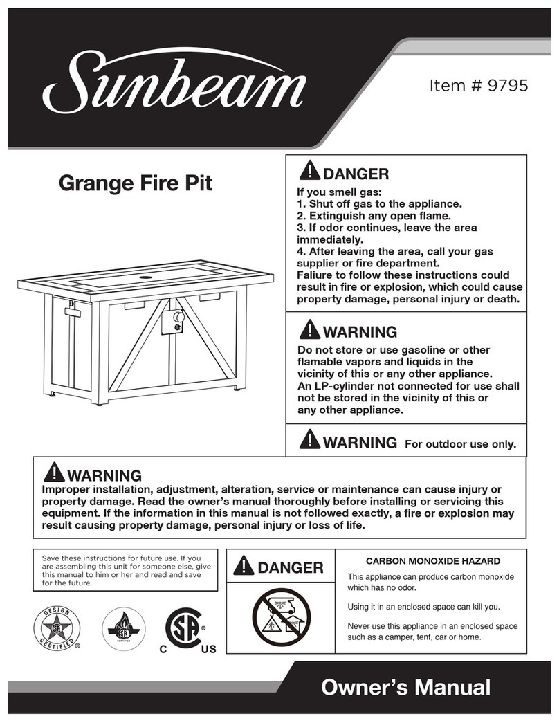 Sunbeam Grange 9795 owner's manual