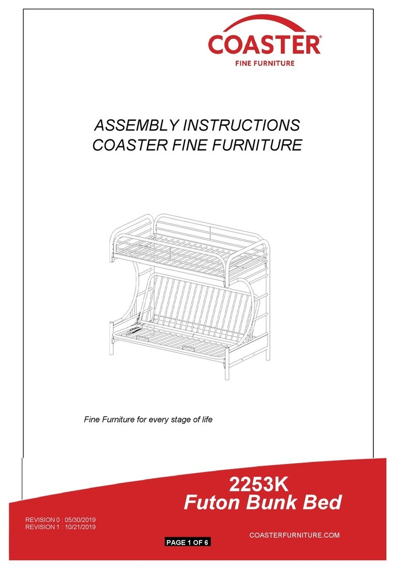Coaster 2253K Assembly instructions