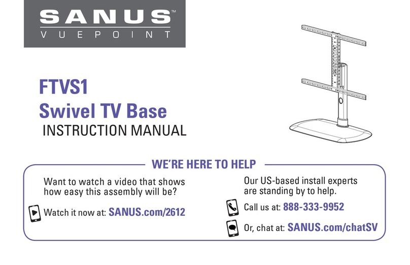 Sanus FTVS1 User manual