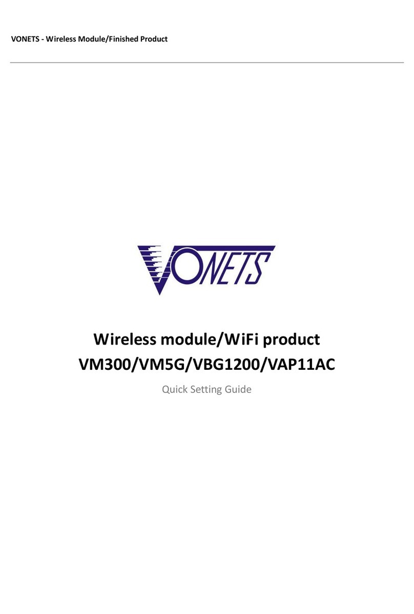 Vonets VBG1200 User instructions
