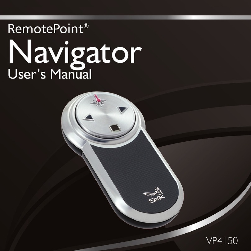 SMK RemotePoint Navigator User manual
