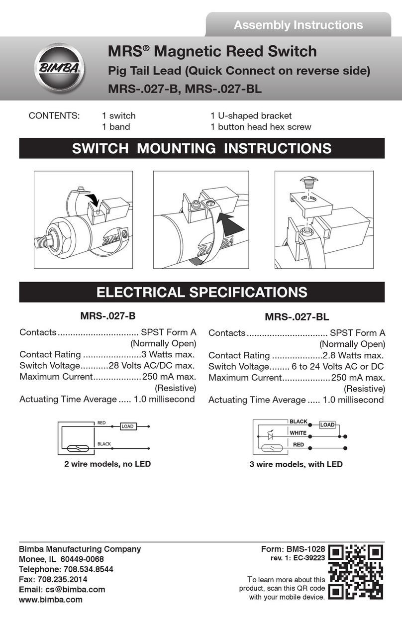 Bimba MRS-.027-B Assembly instructions