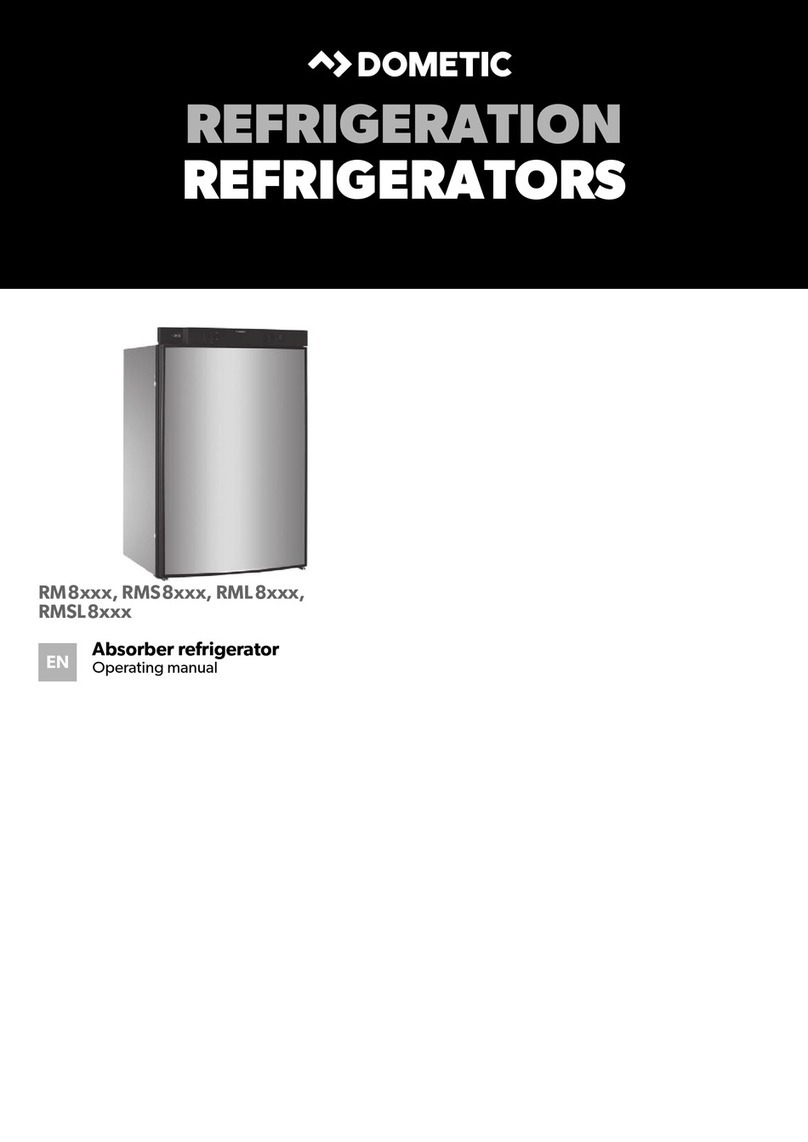 Dometic RMSL 8 Series operating manual
