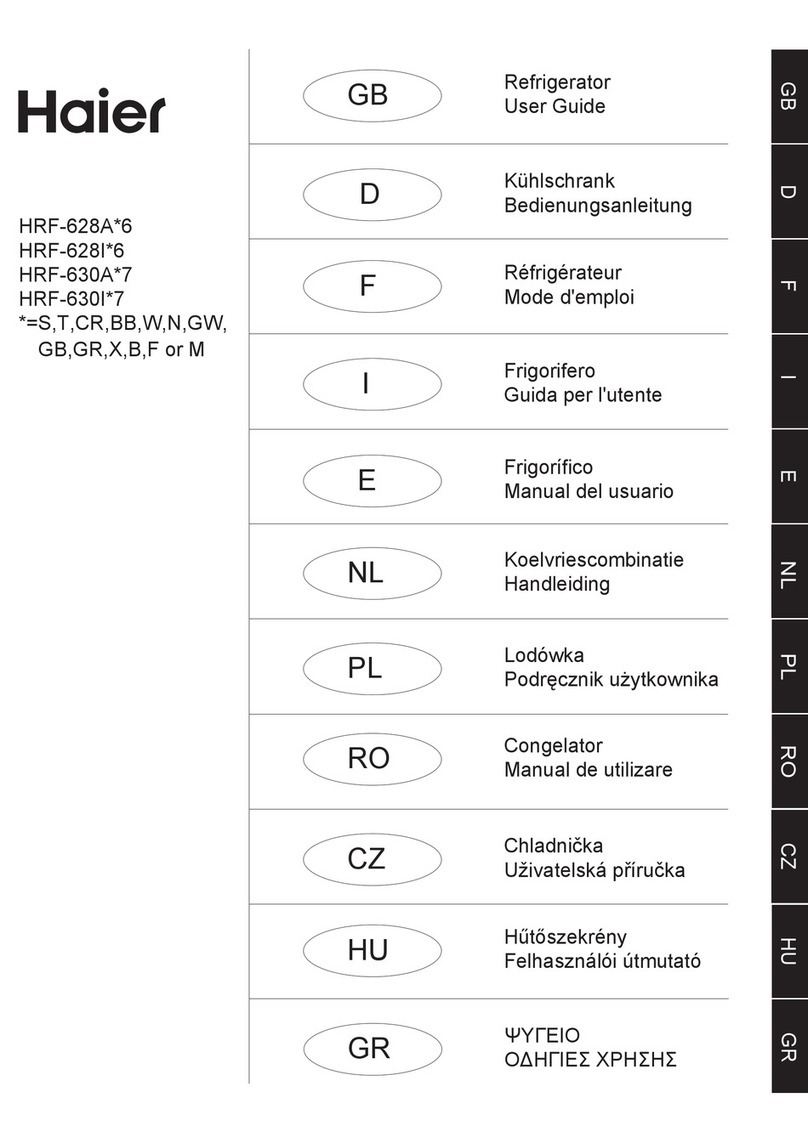 Haier HRF-628I 6 Series User manual