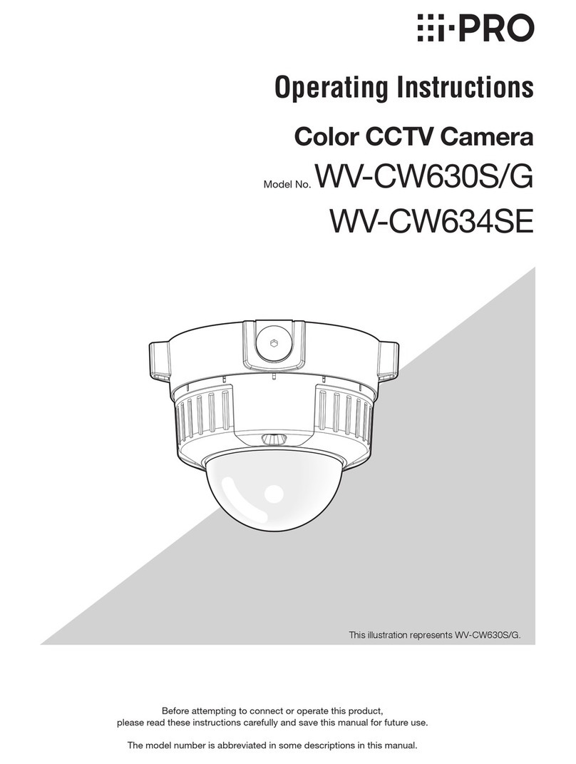 i-PRO WV-CW630G operating instructions