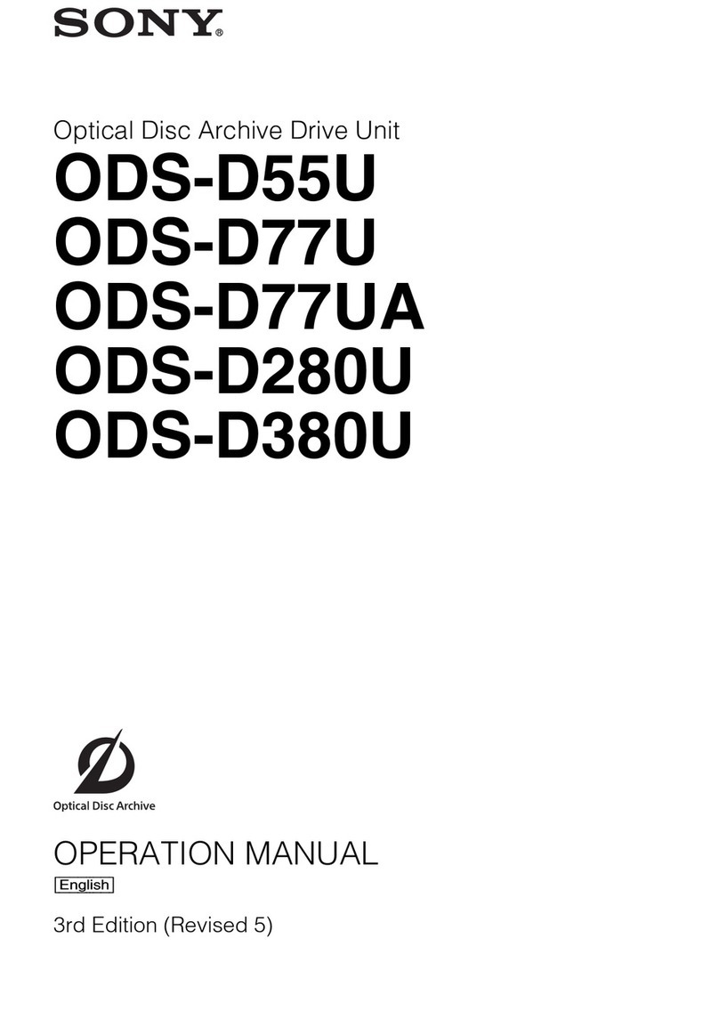 Sony ODS-D380U Operation manual