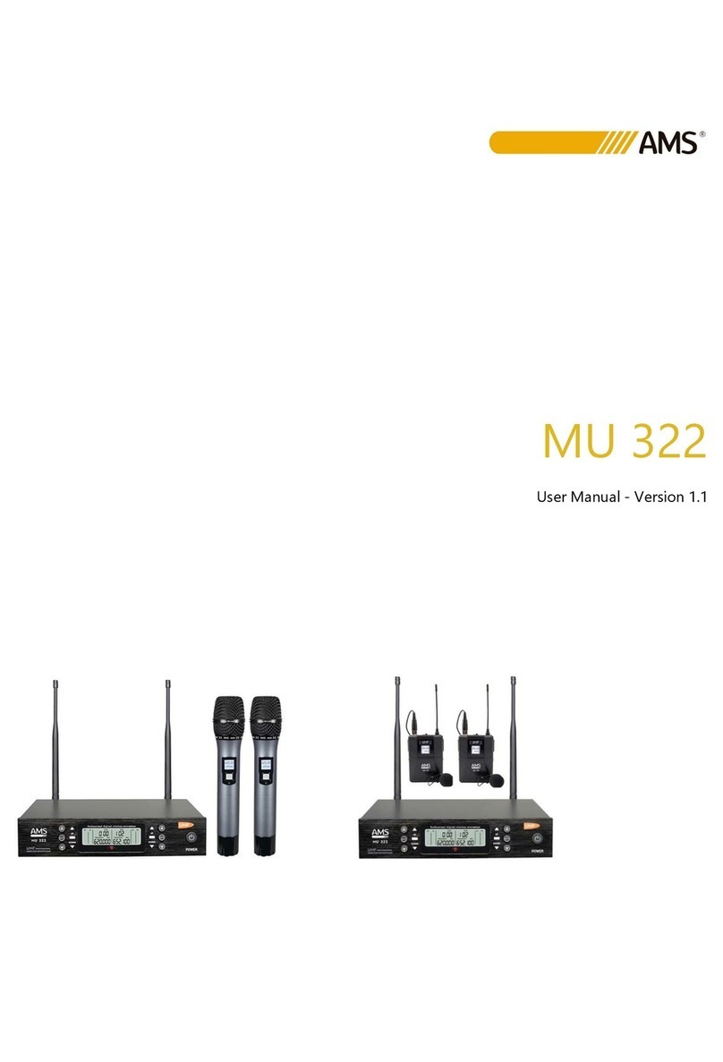 AMS MU 322 user manual