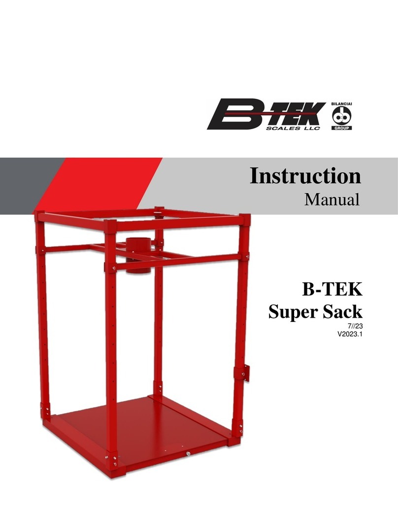 B-TEK Scales Super Sack User manual B-TEK Scales Super Sack User manual