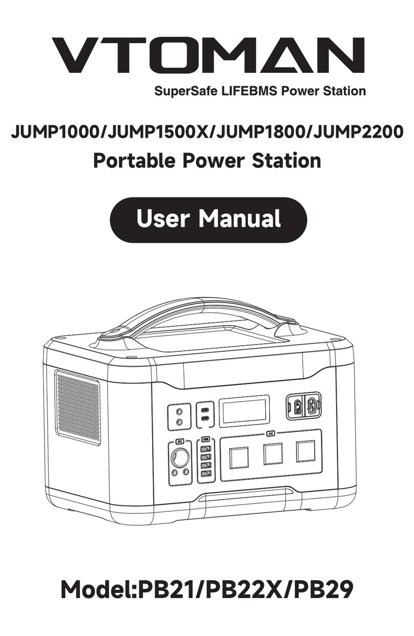VTOMAN JUMP1000 user manual