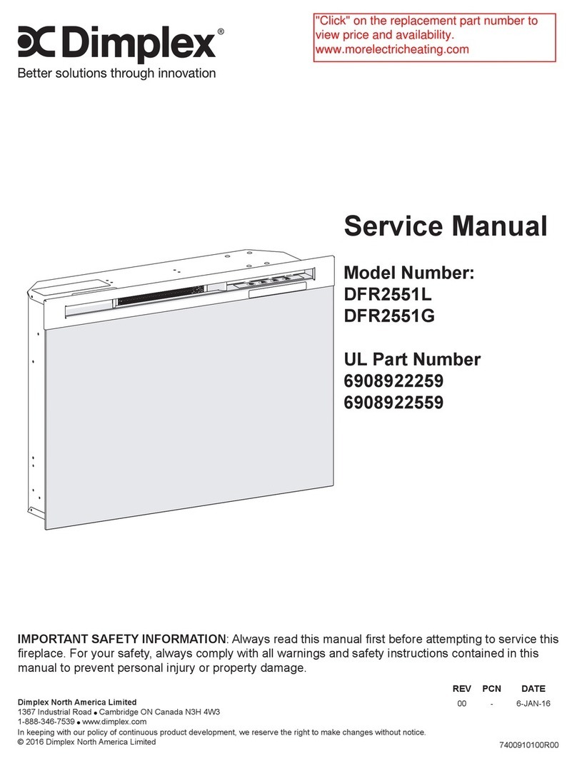 Dimplex DFR2551G User manual
