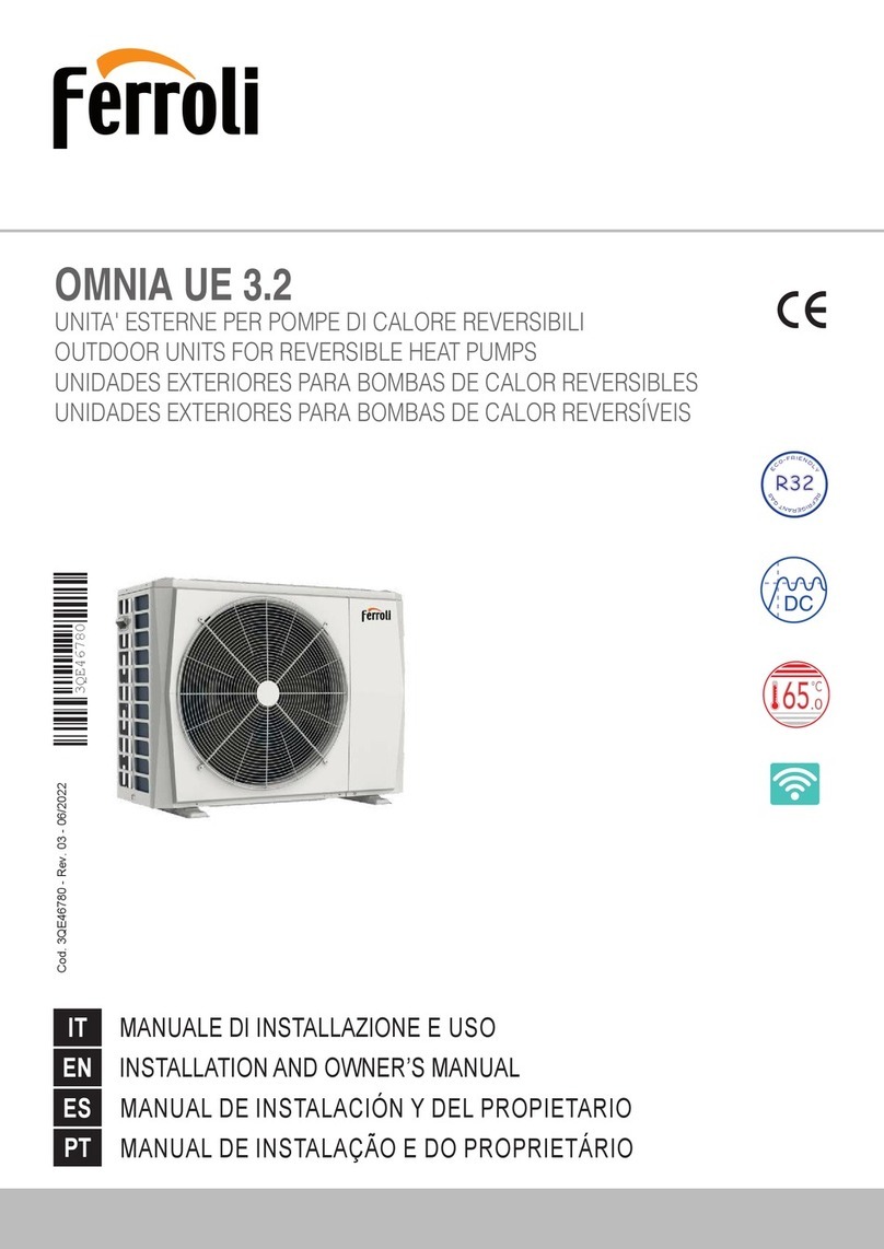 Ferroli OMNIA UE 3.2 Installation instructions Ferroli OMNIA UE 3.2 Installation instructions