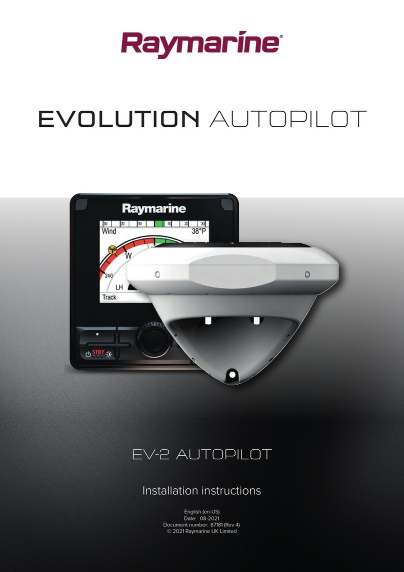 Raymarine Evolution EV-2 installation instructions