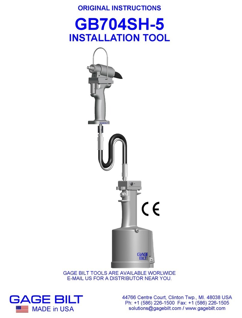 Gage Bilt GBP704FSH Original instructions