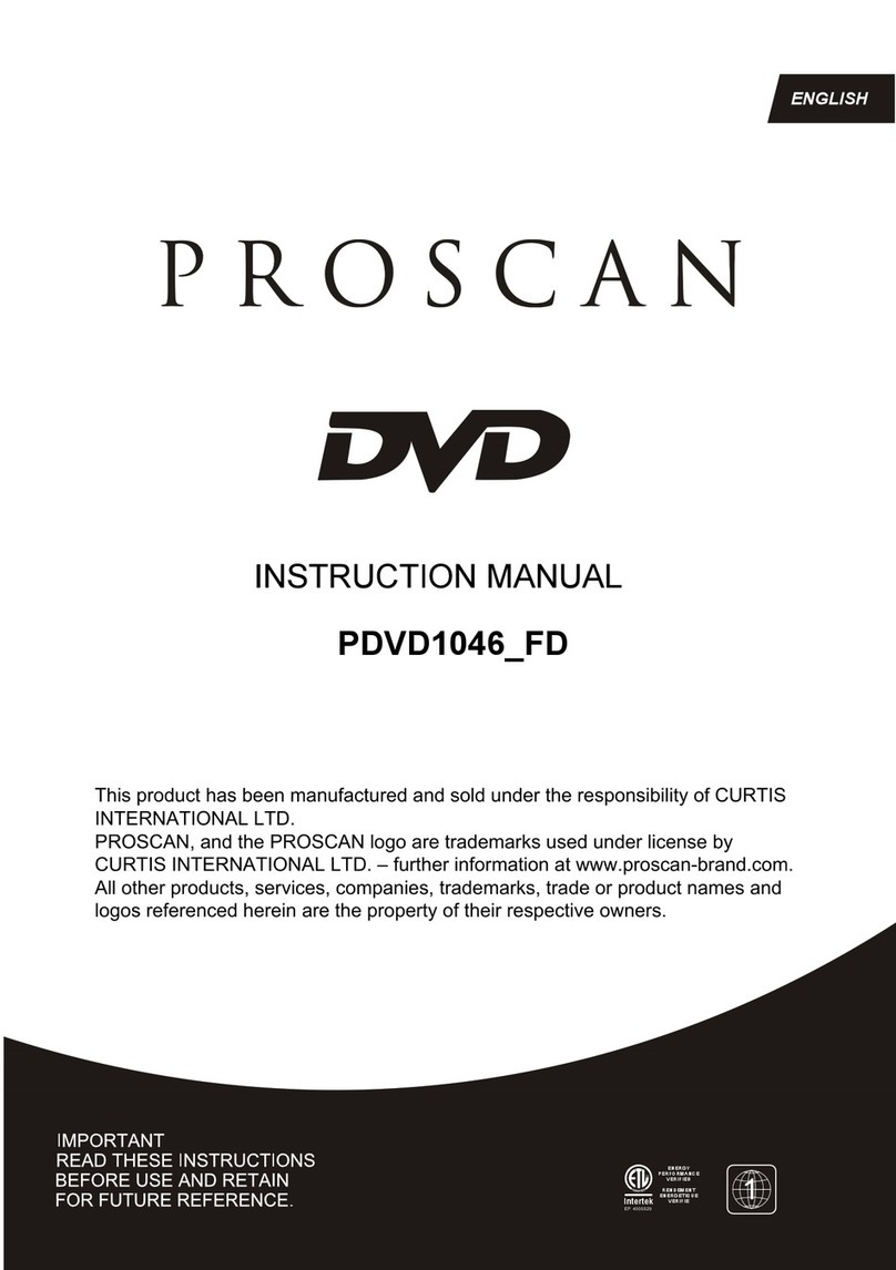 ProScan PDVD1046-FD User manual