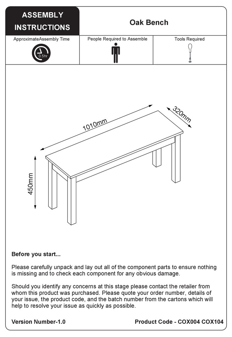 Julian Bowen Limited COX004 User manual