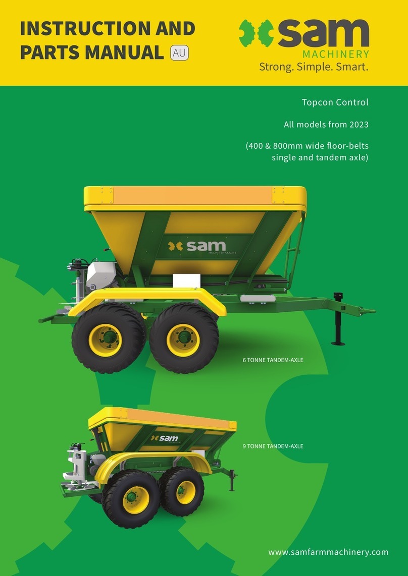 Sam 20 S 1234 Instructions and parts manual
