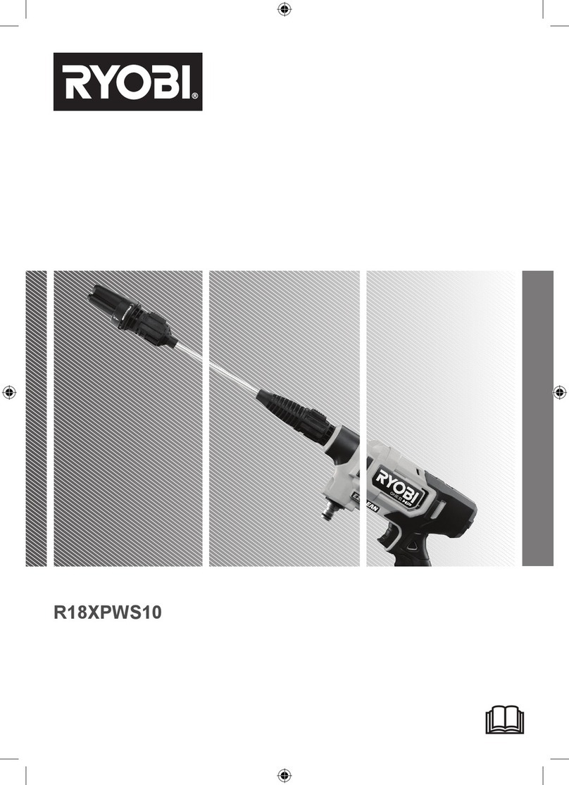 Ryobi R18XPWS10 manual