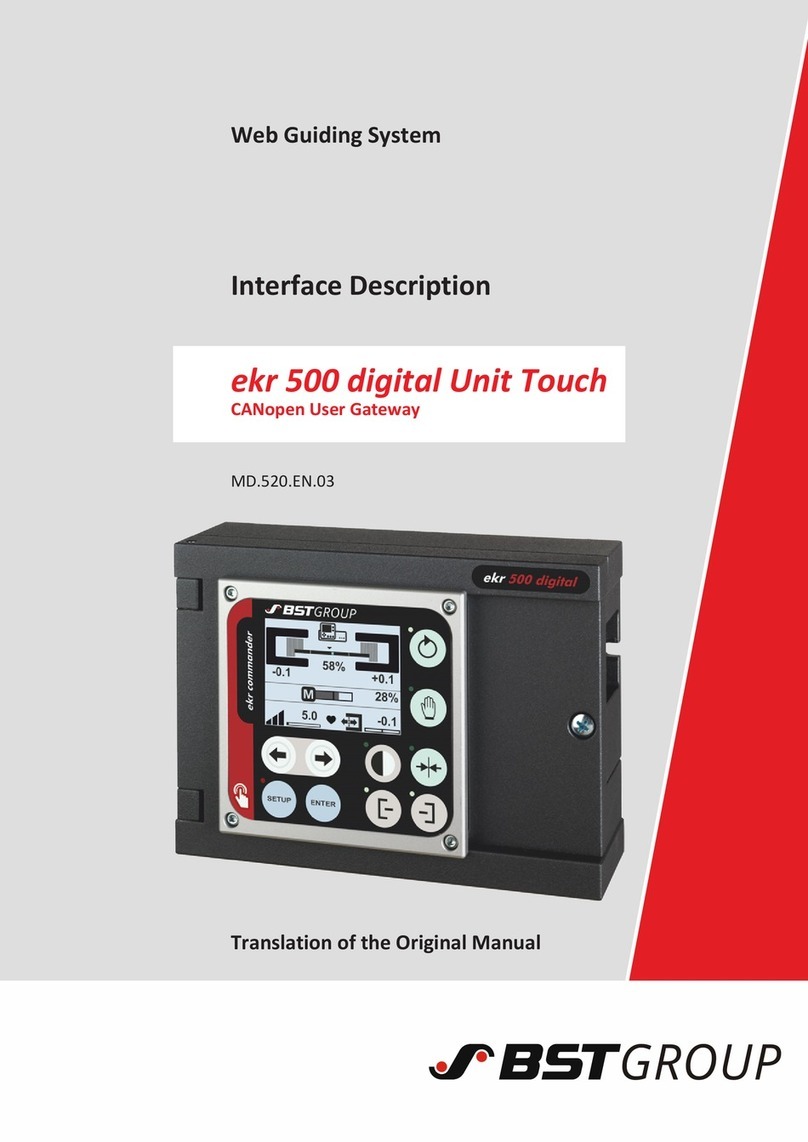 BST ekr 500 Translation of the original manual