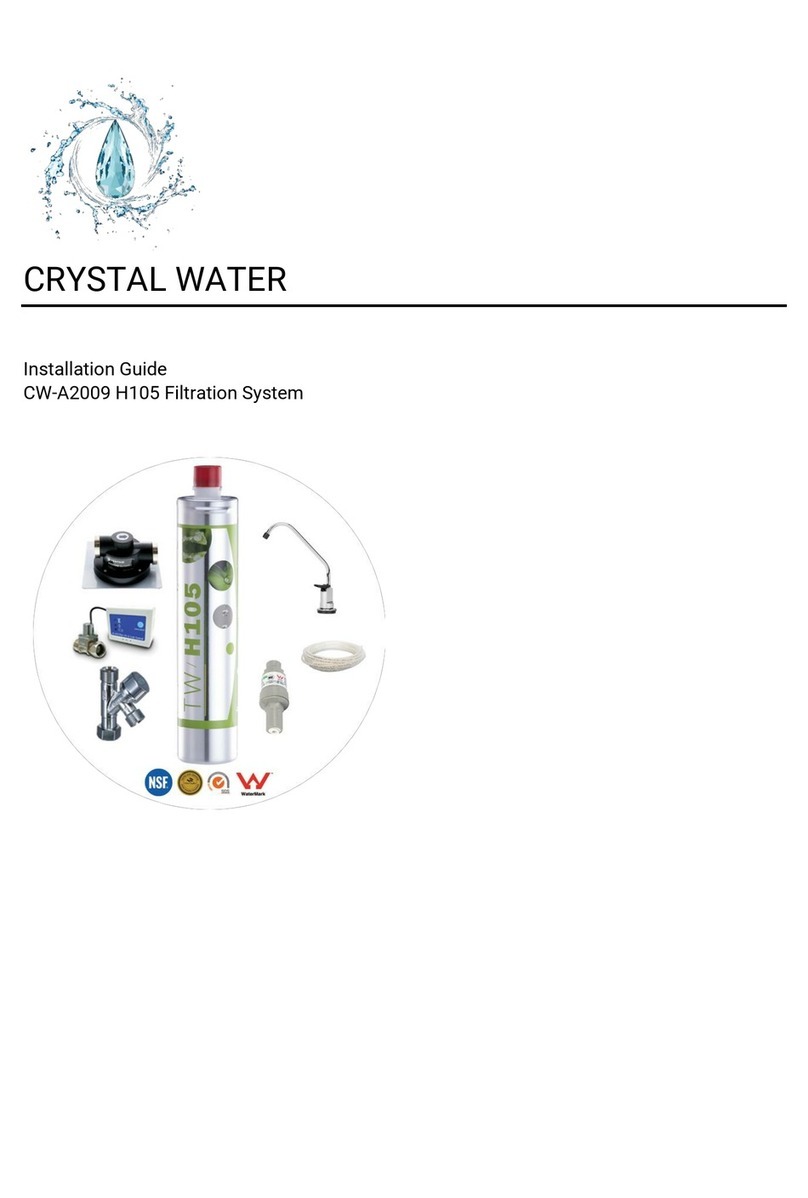 Crystal Water CW-A2009 H105 installation guide