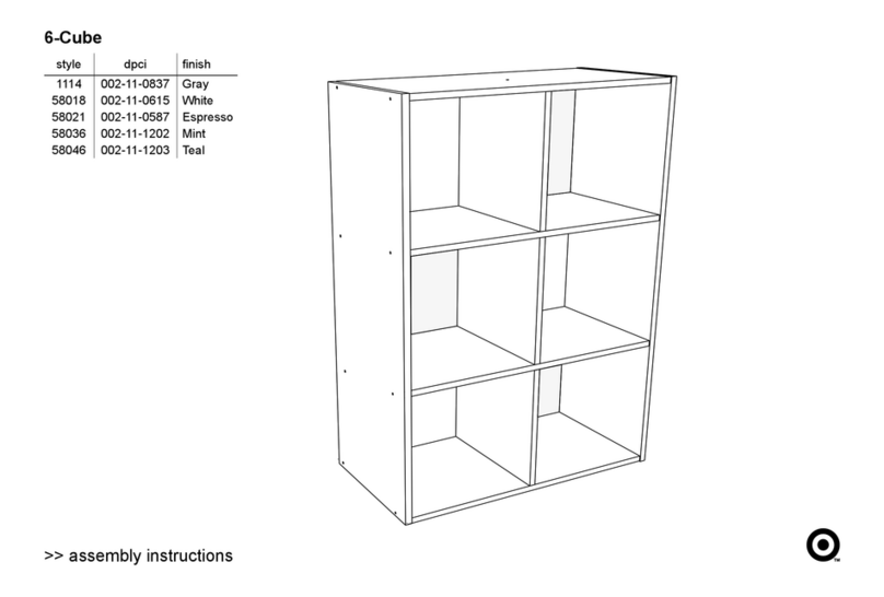 Target 6-Cube Assembly instructions