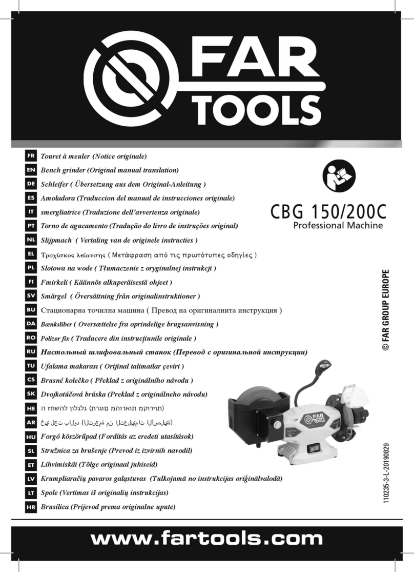 Far Tools CBG 150C Original manual translation