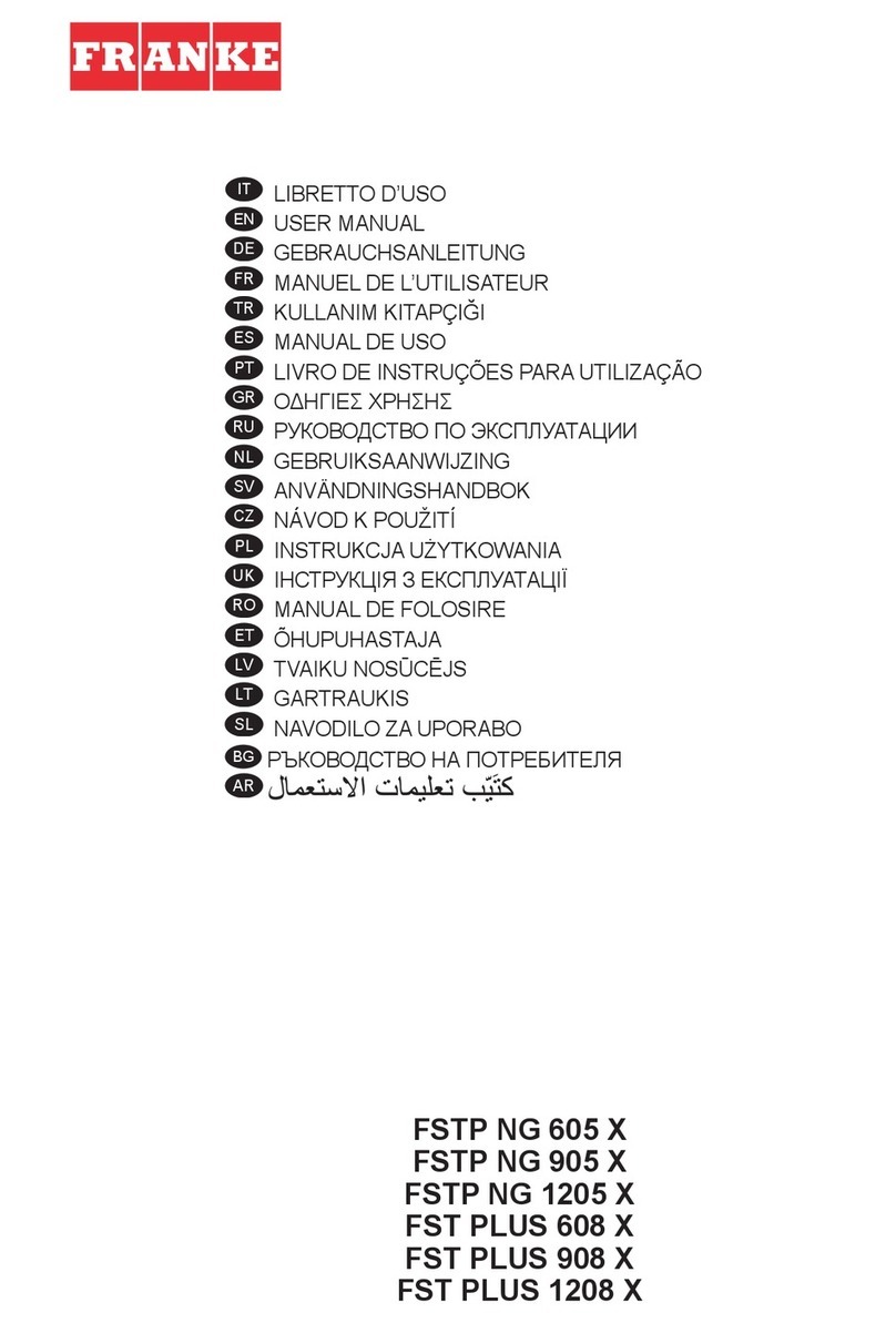 Franke FSTP NG 905 X user manual
