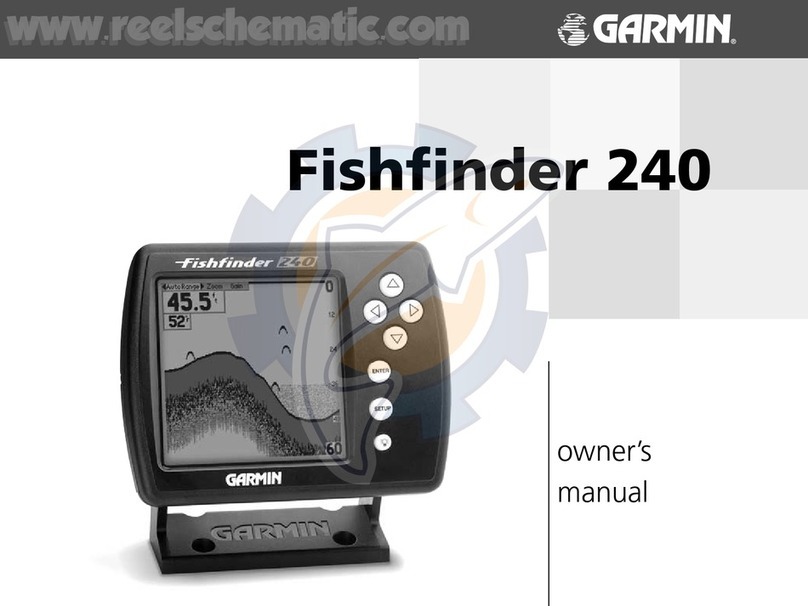 Garmin Fishfinder 240 User manual