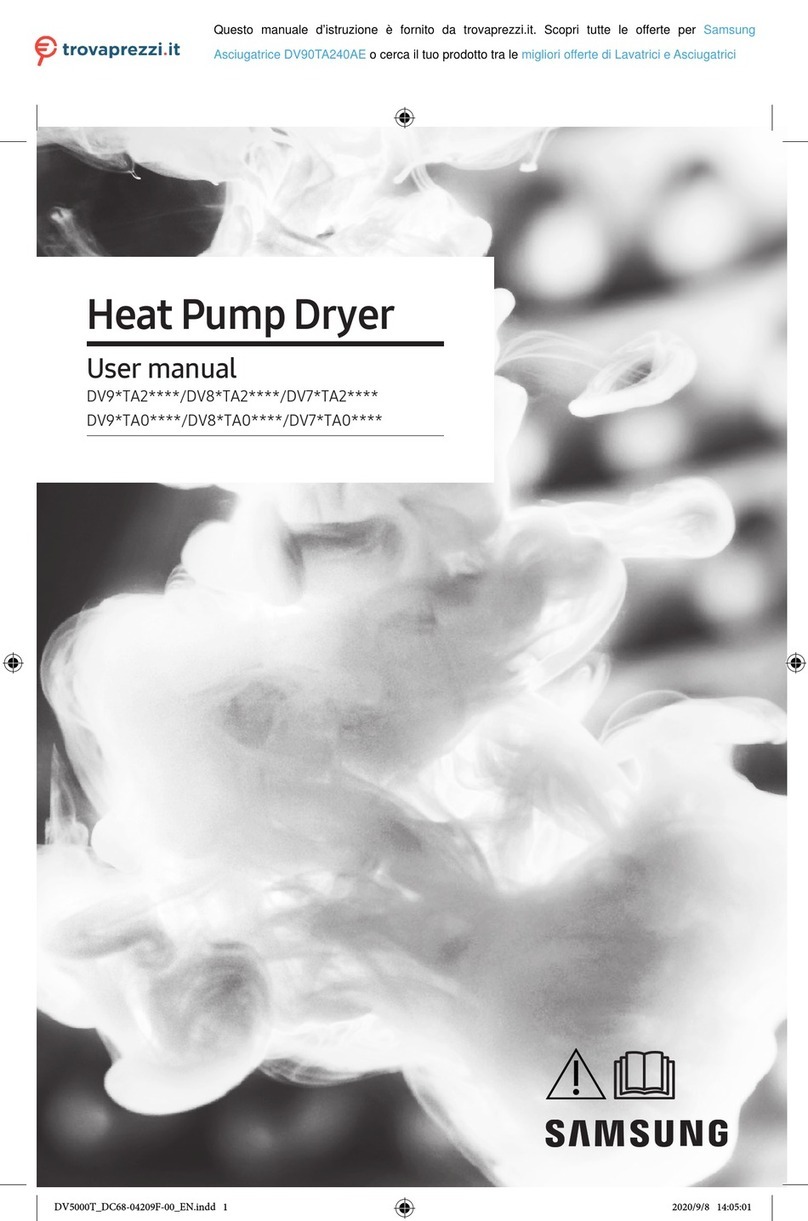 Samsung DV90TA240AE user manual