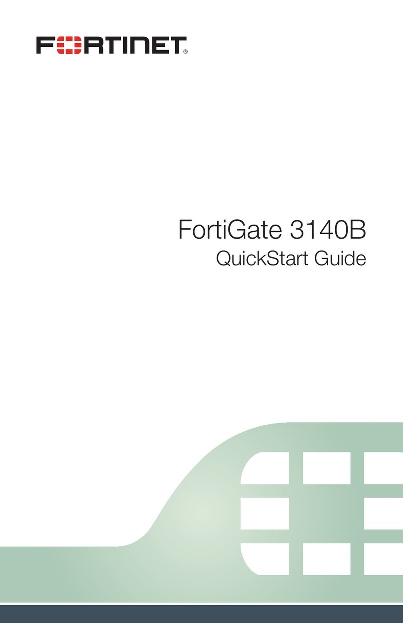 Fortinet FortiGate 3140B User manual