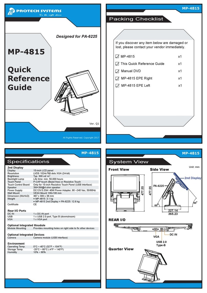 Protech Systems MP-4815 User manual