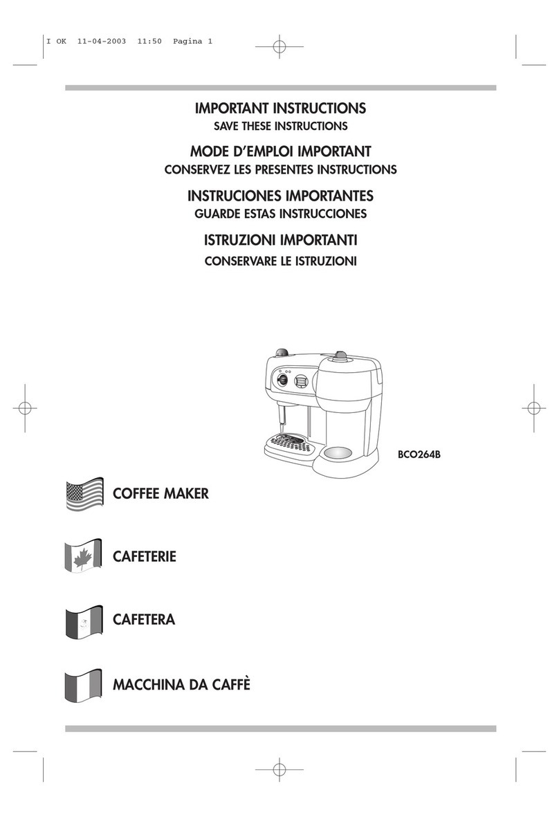 DeLonghi BCO246B manual