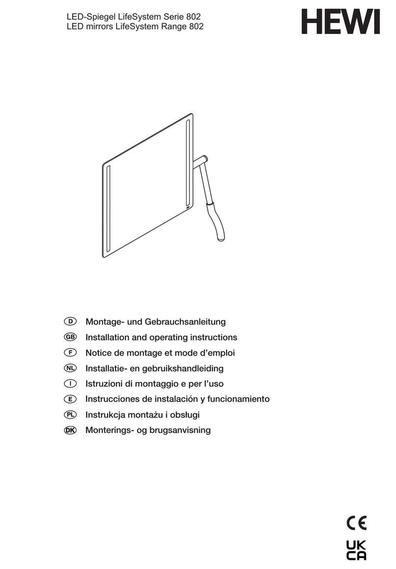 Hewi LifeSystem 802 Installation and operating instructions