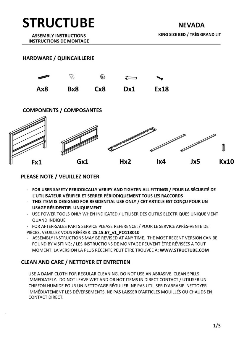 STRUCTUBE NEVADA User manual