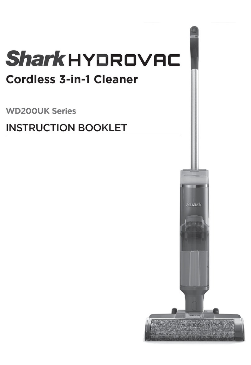 Shark HYDROVAC WD200UK Series User manual