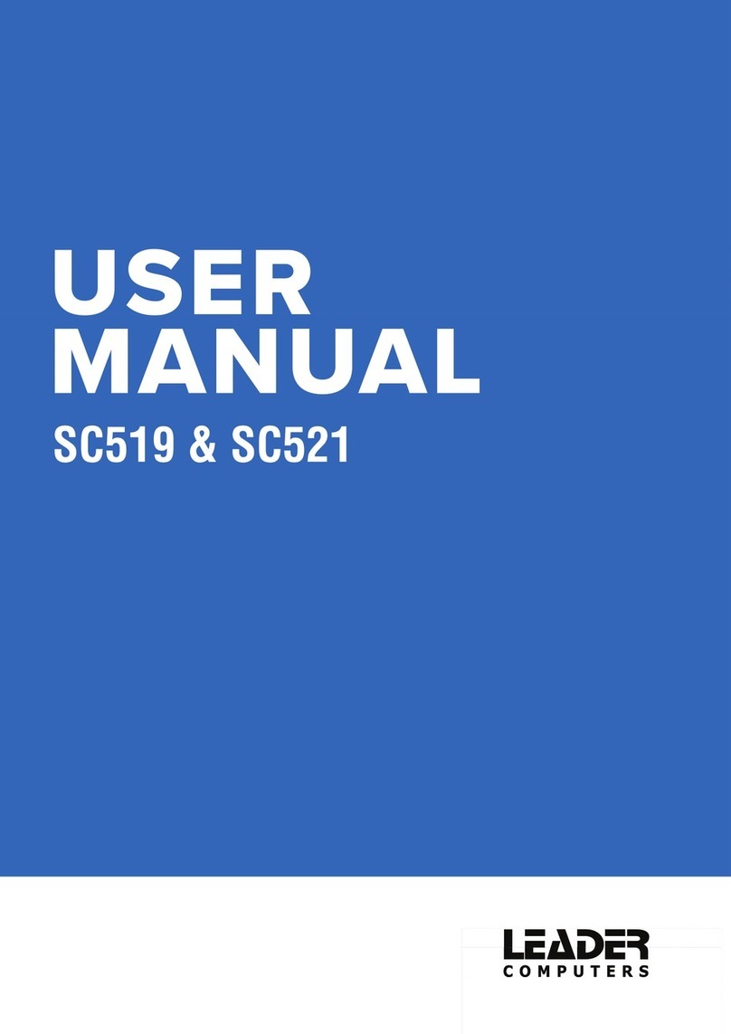 Leader SC519 User manual