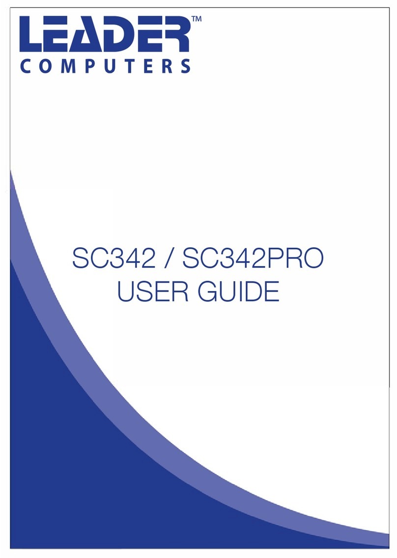 Leader SC342 user guide