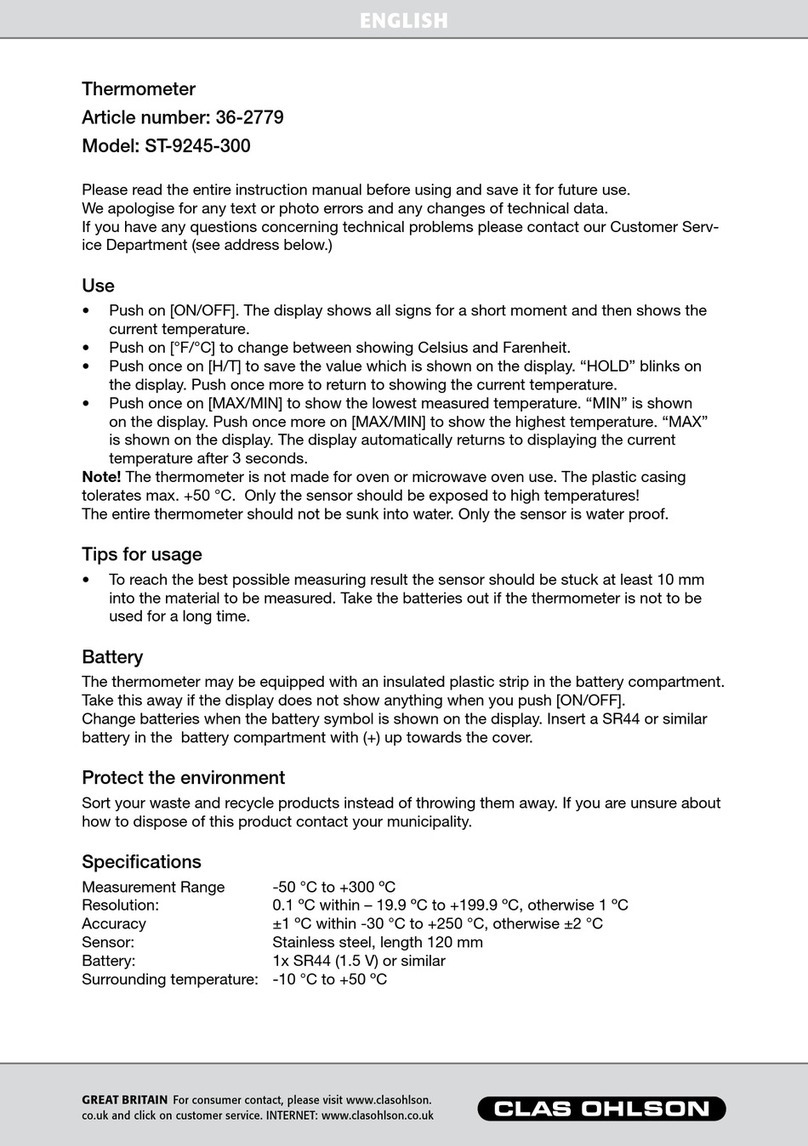 Clas Ohlson ST-9245-300 User manual