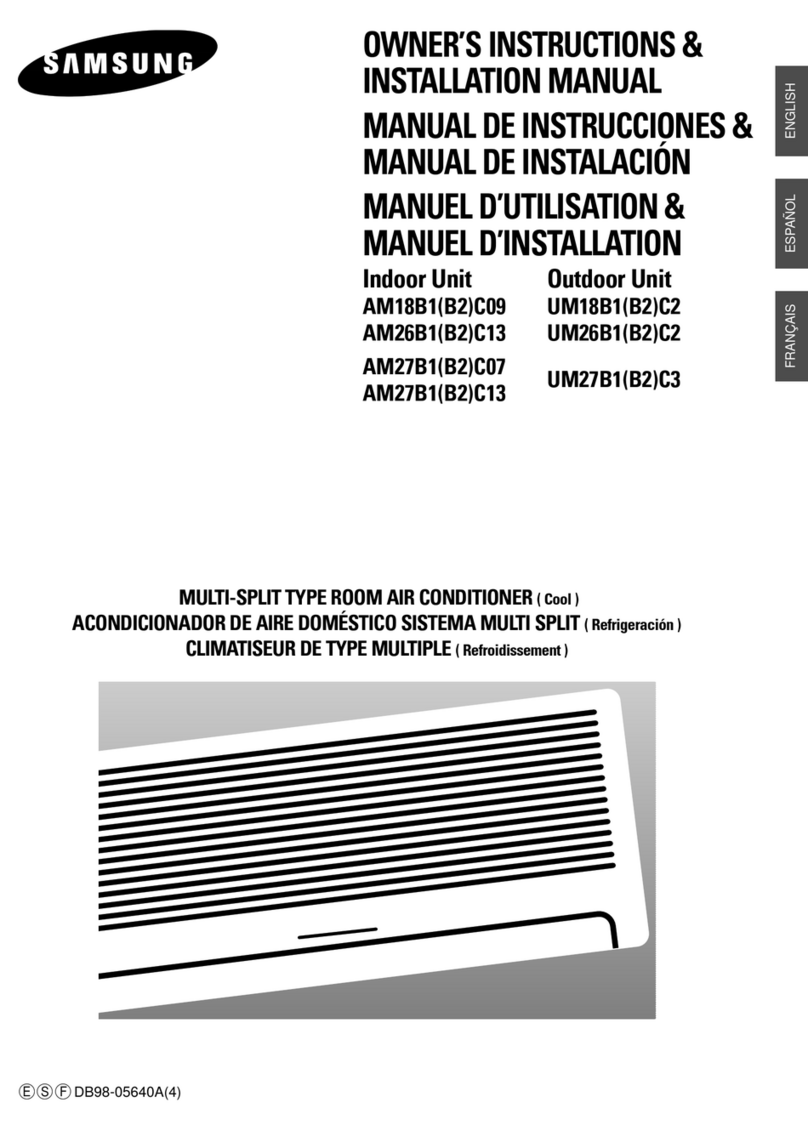 Samsung AM18B1B2C09 Parts list manual
