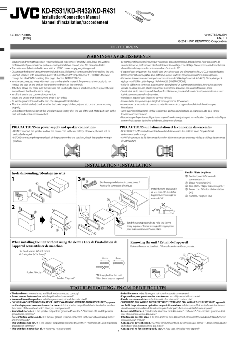 JVC KD-R432 Guide