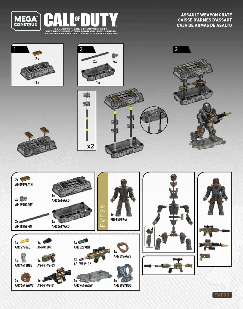 Mega Construx Call of Duty FVF99 quick start guide Mega Construx Call of Duty FVF99 quick start guide