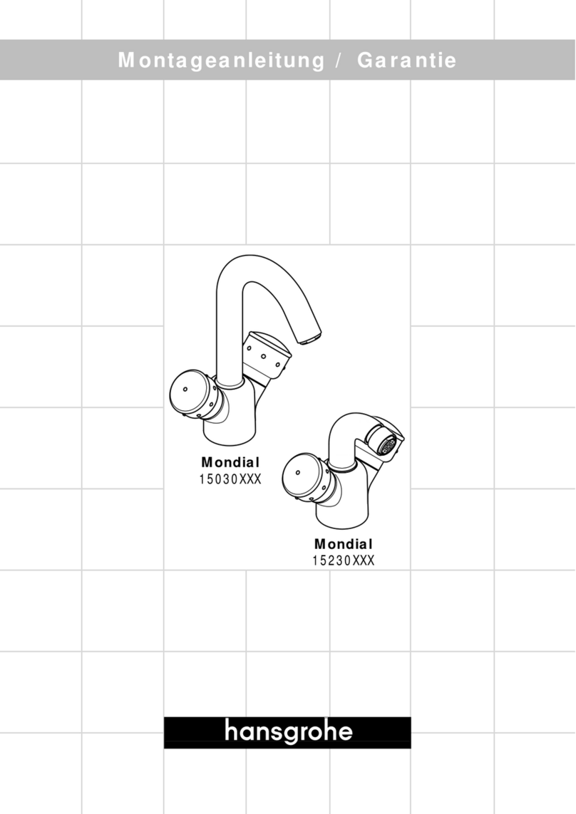 Hans Grohe Mondial 15030 Series manual