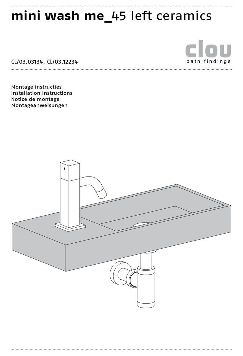 Clou Mini Wash Me CL/03.03134 User manual