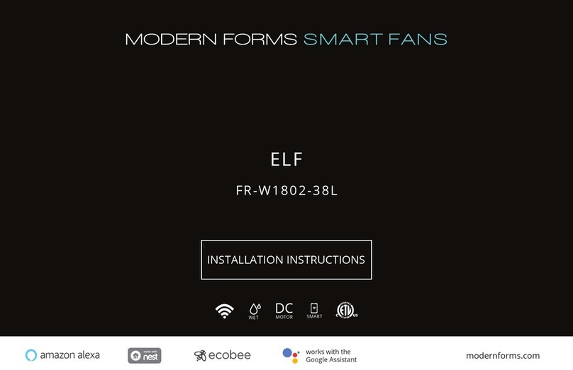 Modern Forms ELF installation instructions