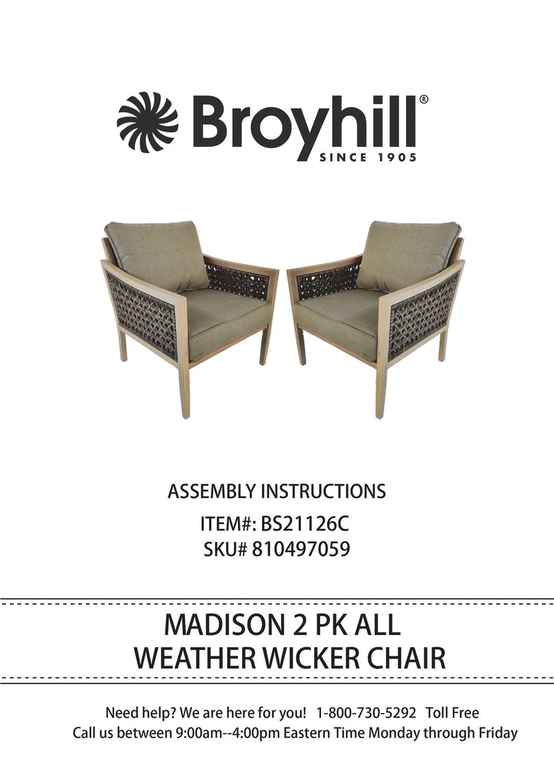 Broyhill MADISON BS21126C Assembly instructions